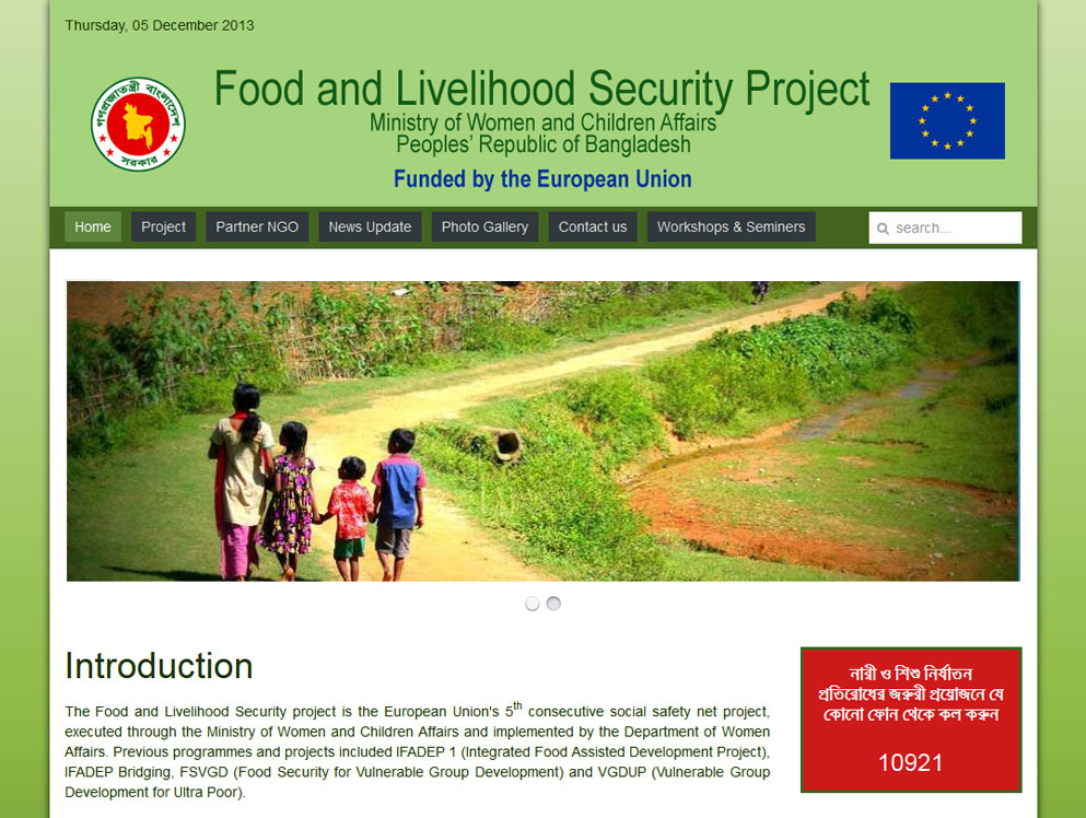 Food and Livelihood Security